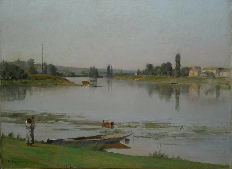 Bambini in riva al fiume, 1896